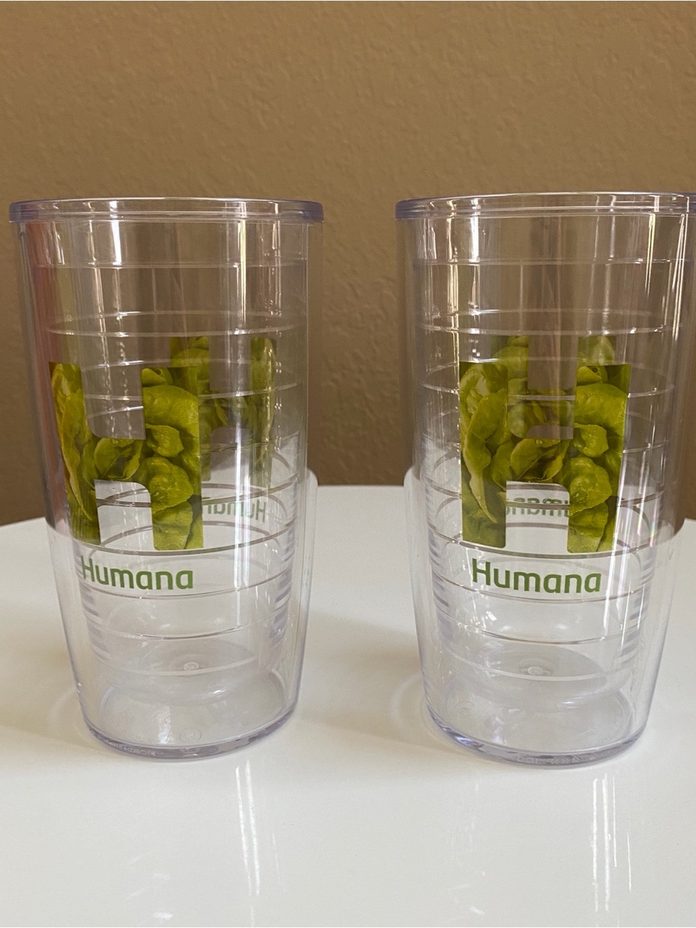 2 EUC Tervis glasses